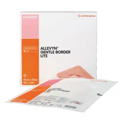 Allevyn Gentle Border Lite Smith & Nephew 5 x 5 cm - 10 stuks